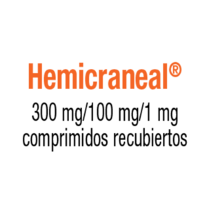 Logotipo Hemicraneal® 300 mg/100 mg/1 mg comprimidos recubiertos
