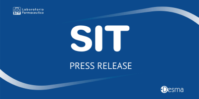 SIT - Press Release. SIT and DESMA logos in white, with the text in the middle of the photo stating "SIT Press Release"